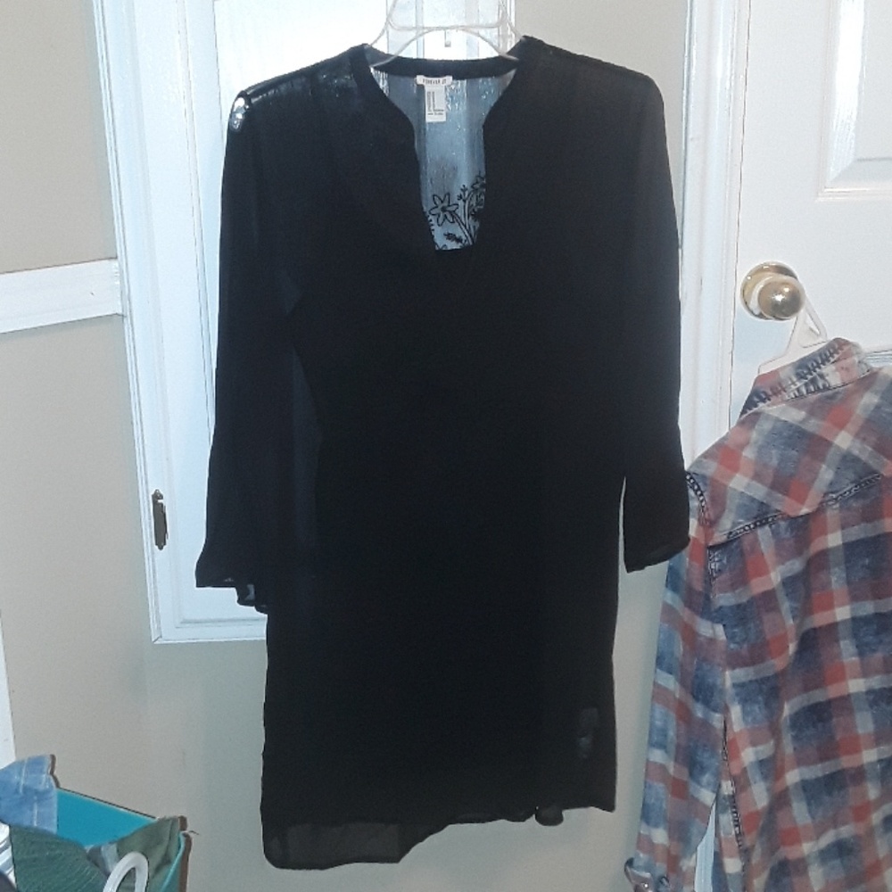 Black summer dress